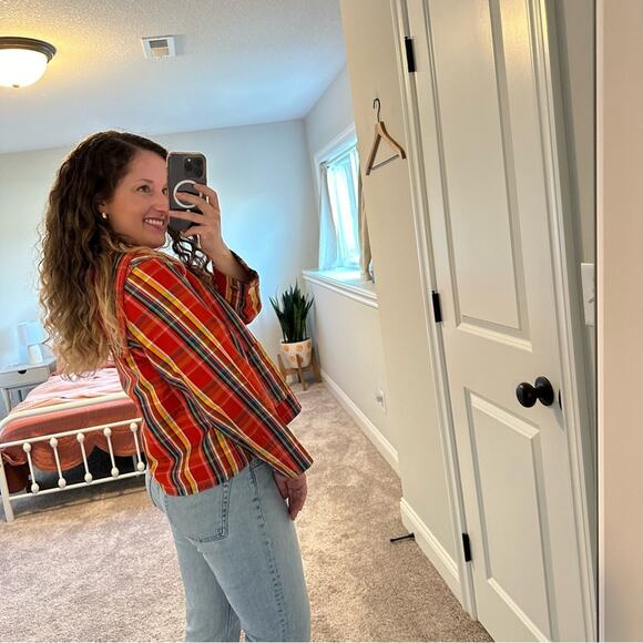 Big Bud Press Plaid Jacket Oversized XS - Picture 2 of 9